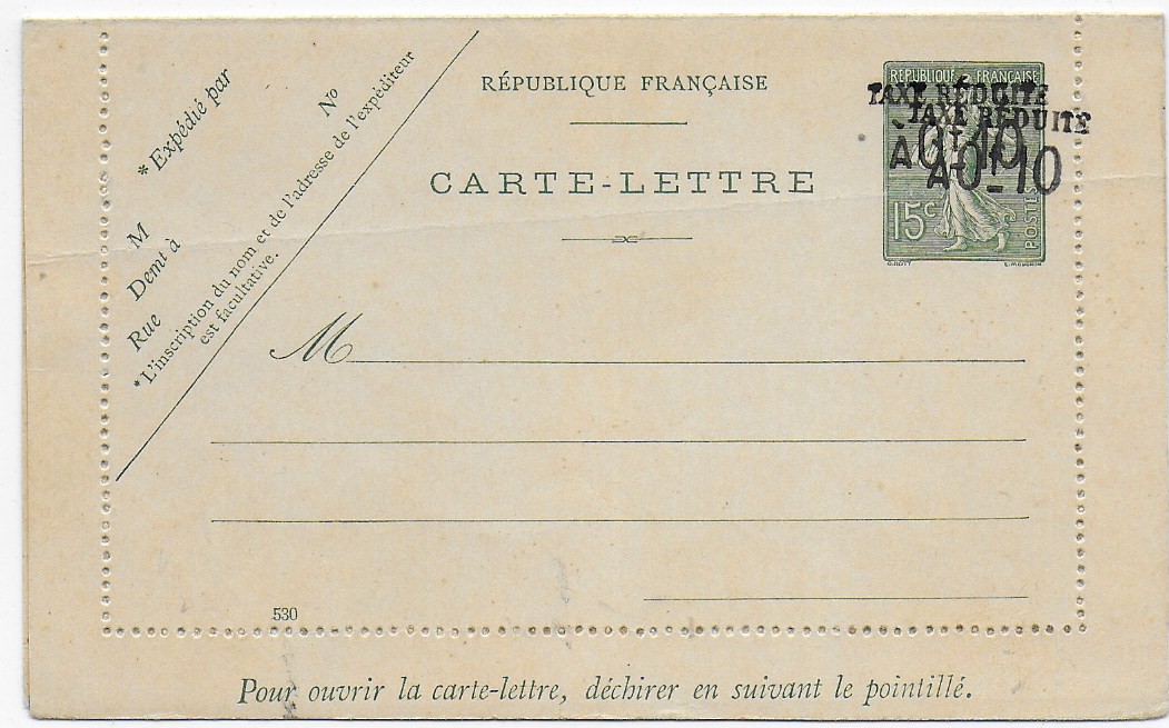 Double Print Card Letter