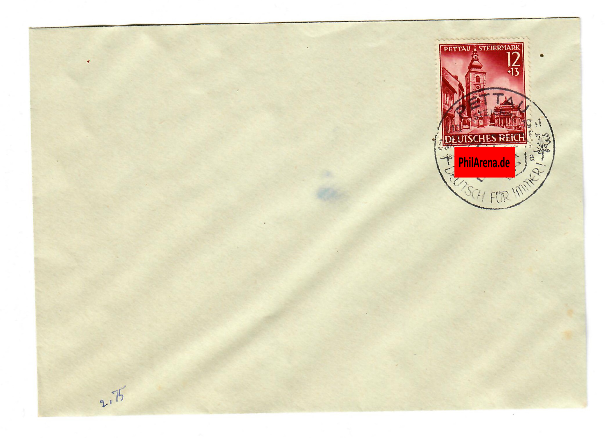 Special Postmark Pettau Regular discount 1941 Styria Spring new work