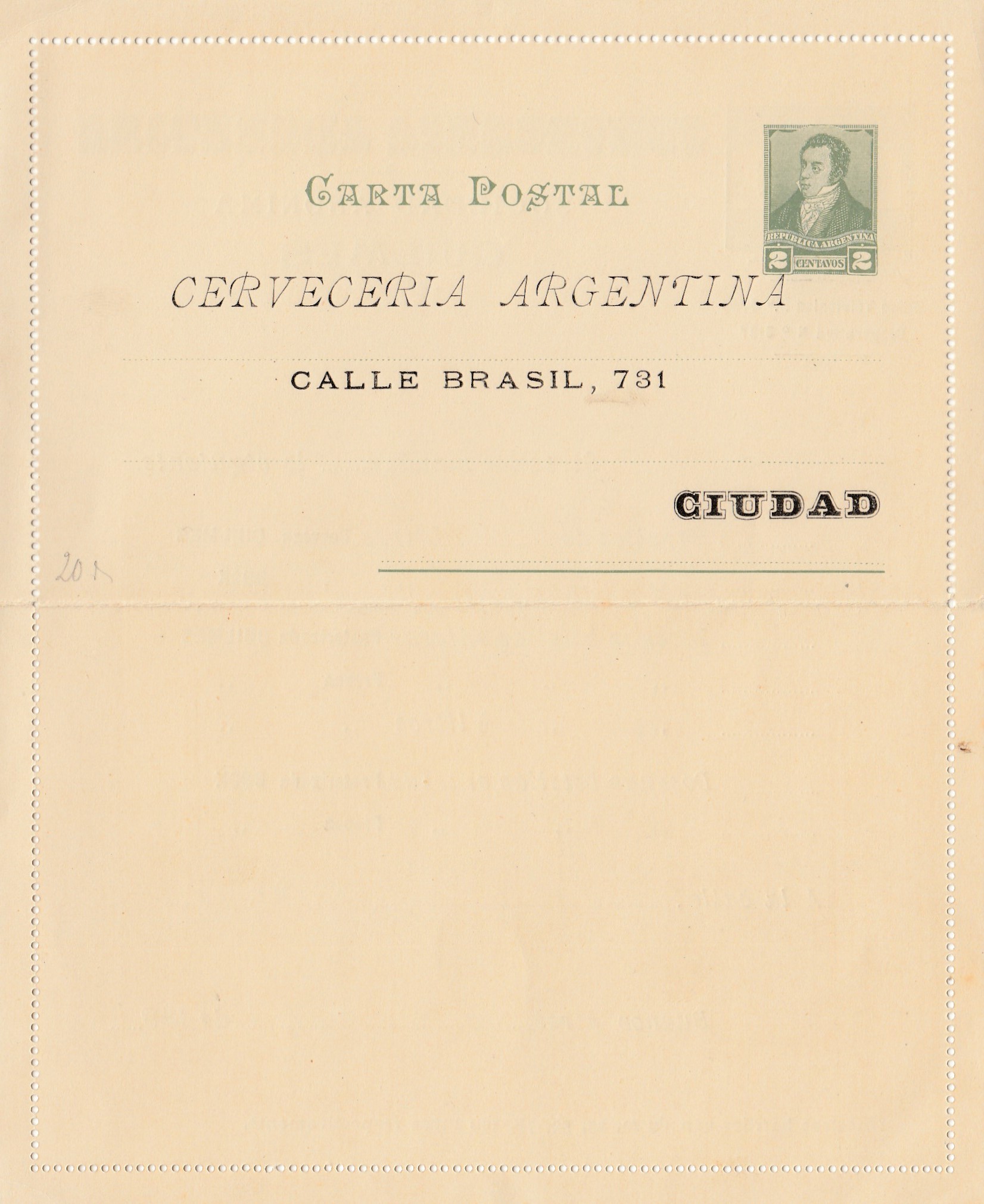 Carta Postal Faltbrief Argentinien Cerveceria Quilmes 189x Ebay